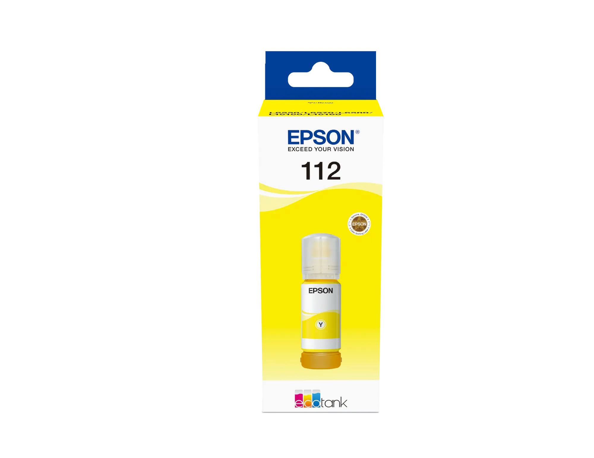 Epson 112 EcoTank Pigment Yellow ink bottle (70 ml) 6000 pages @ 5% coverage