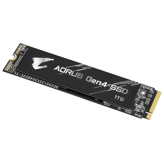 AORUS NVMe - 1TB - PCIe4 - Read 5000Mb/s; Write 4400Mb/s  - 1800TBW or 5  years warranty - No Heatsink