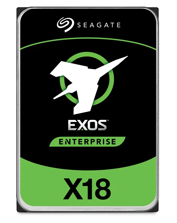 Seagate Exos X18 18TB HDD; 3.5''; 6GB/s SAS 512e/4Kn; RPM 7200