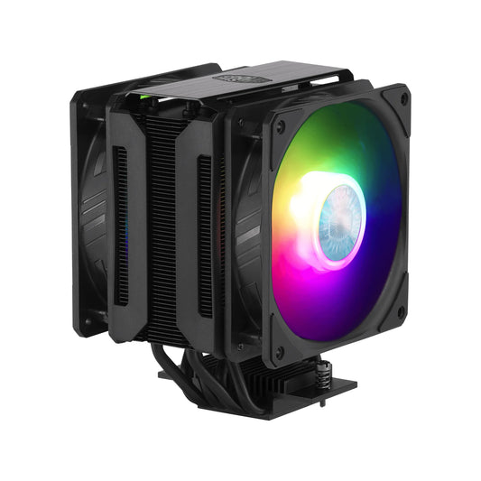Cooler Master MasterAir MA612 Stealth; Stealth Black; Dual ARGB 120mm Fans; ARGB controller included; compatible with LGA 1700