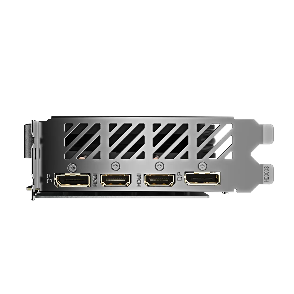 GIGABYTE nVidia GeForce RTX 4060 Gaming OC - 8GB GDDR6; 128-Bit Memory Bus; 2x HDMI; 2x DisplayPort; Min 450W PSU.