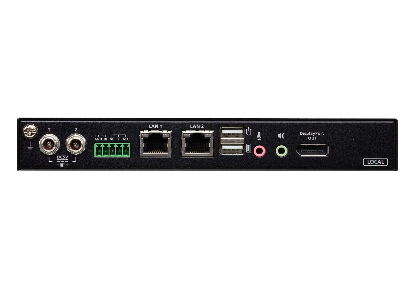 ATEN 1-Local/Remote Share Access Single Port 4K DisplayPort KVM over IP Switch .