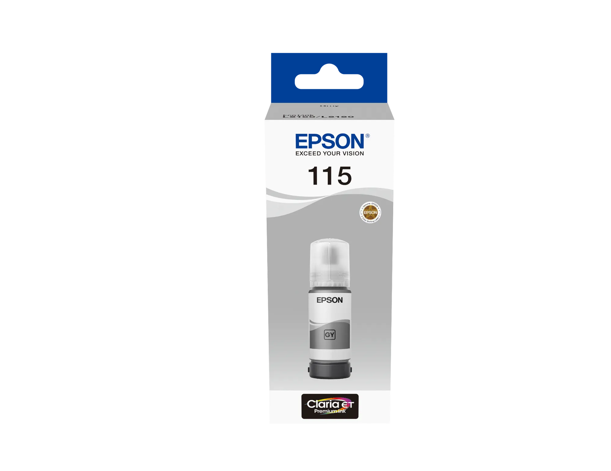 Epson 115 EcoTank Grey ink bottle (70 ml) 6200 pages @ 5% coverage