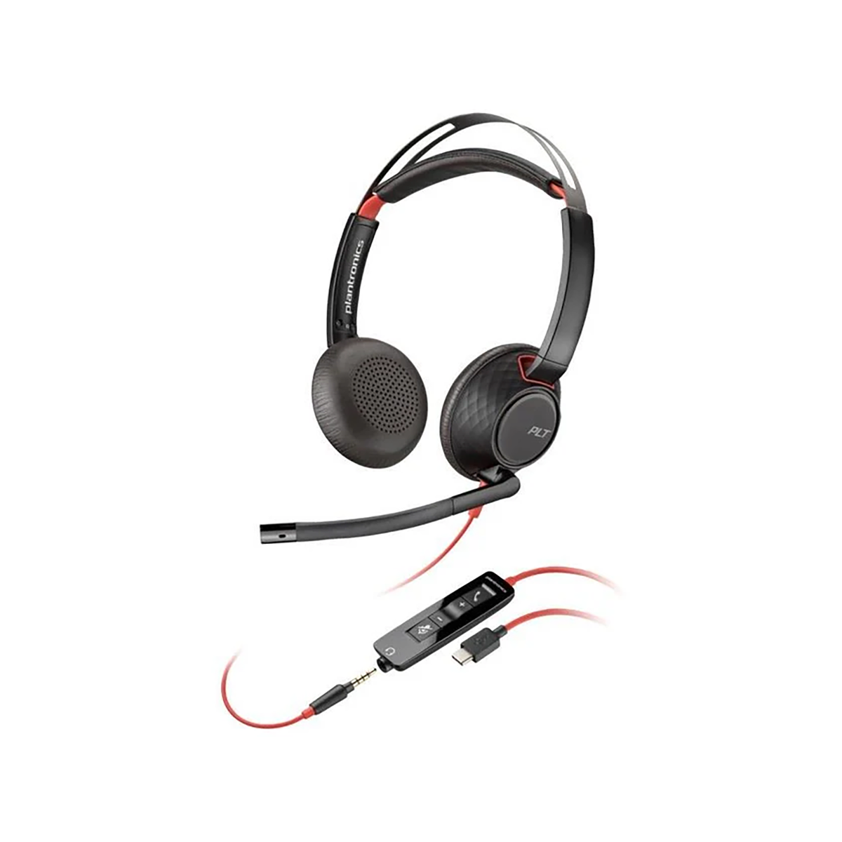 HP POLY 5220 Stereo USB-A Wired Black Headset