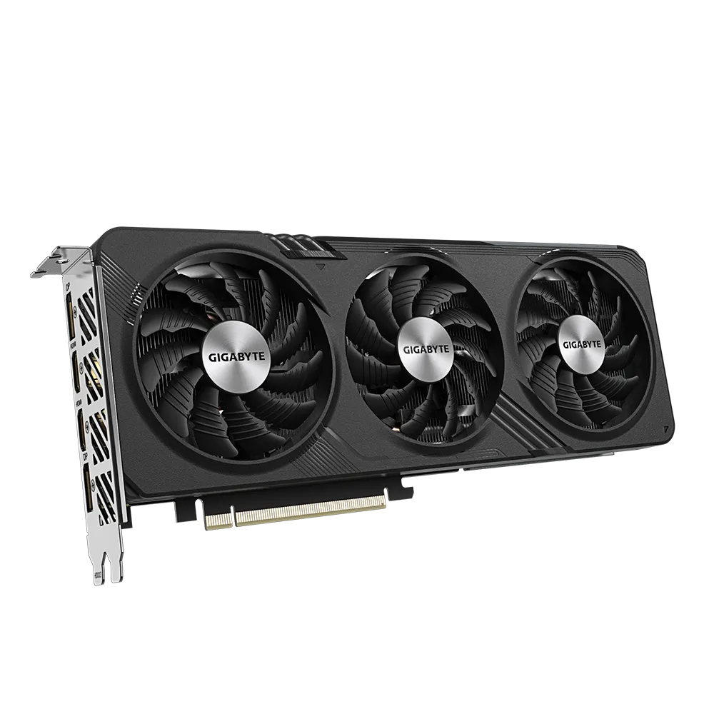 GIGABYTE nVidia GeForce RTX 4060 Gaming OC - 8GB GDDR6; 128-Bit Memory Bus; 2x HDMI; 2x DisplayPort; Min 450W PSU.