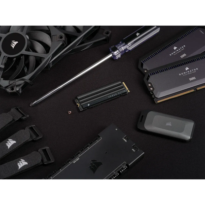 Corsair MP600 ELITE 2TB Gen4 PCIe x4 NVMe M.2 SSD with heatsink; Read Up To 7000MB/s; Write up to 6500MB/s