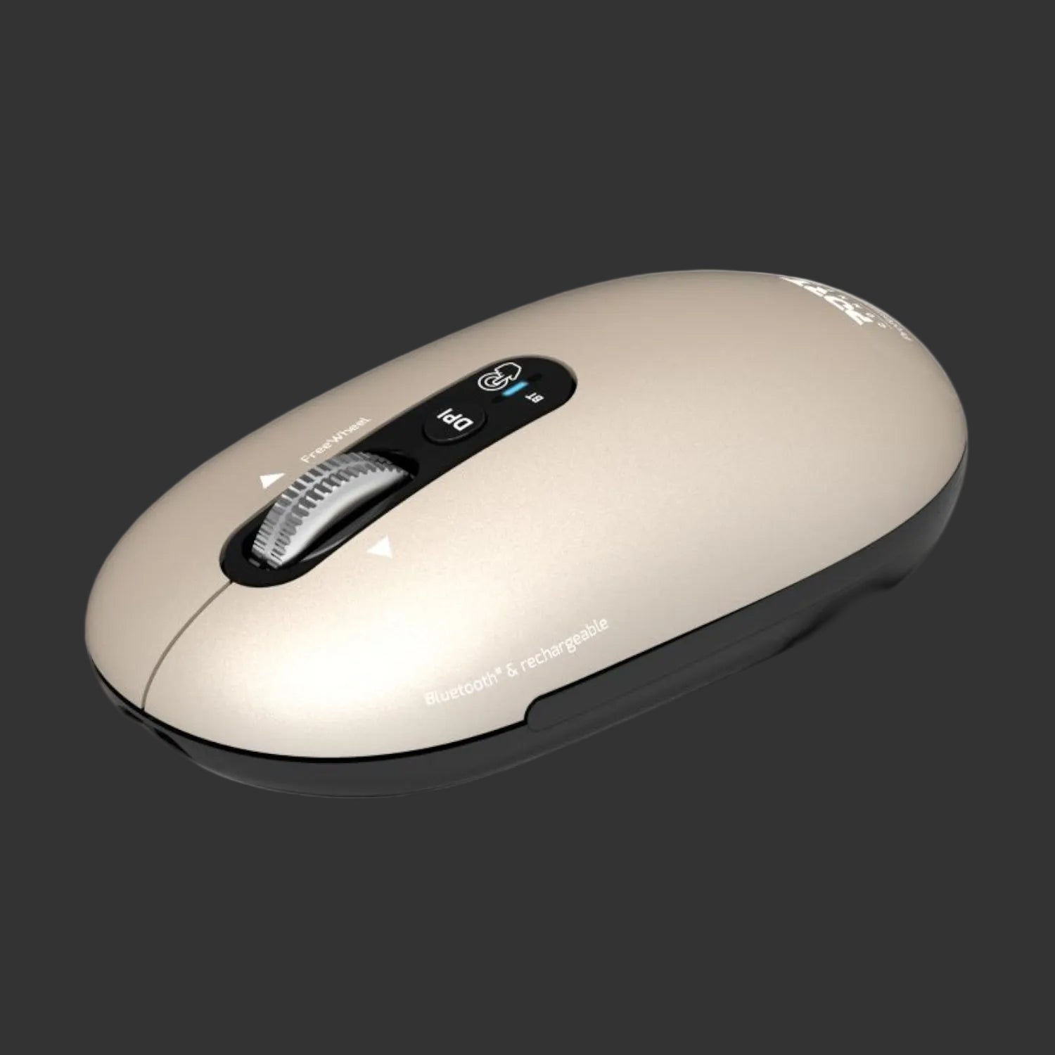 Port Connect PURE MAC Rechargeable Wireless and Bluetooth Mouse - Pearl