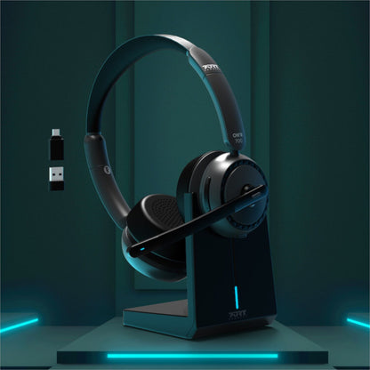 Port Connect ON’R 700 Bluetooth Wireless Headset with Noise Cancellation