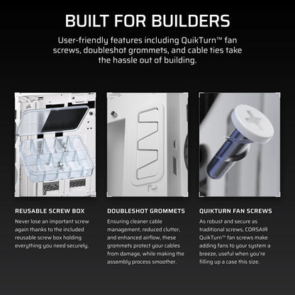 5000T Mid-Tower PC Case; White