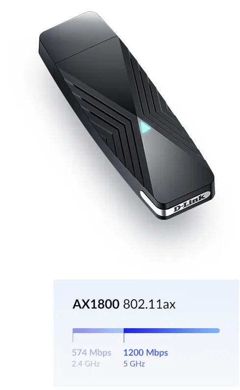 D-Link AX1800 Wi-Fi 6 USB Adapter