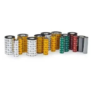 Zebra Wax Ribbon; 110mmx74m (4.33inx242ft); 2300; Standard; Cartridge ;6 ribbons per box