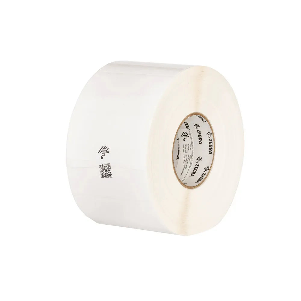 Zebra LABEL; POLYETHYLENE; 102X152MM; THERMAL TRANSFER; POLYE 3100T GLOSS;PERMANENT ADHESIVE; 76MM CORE