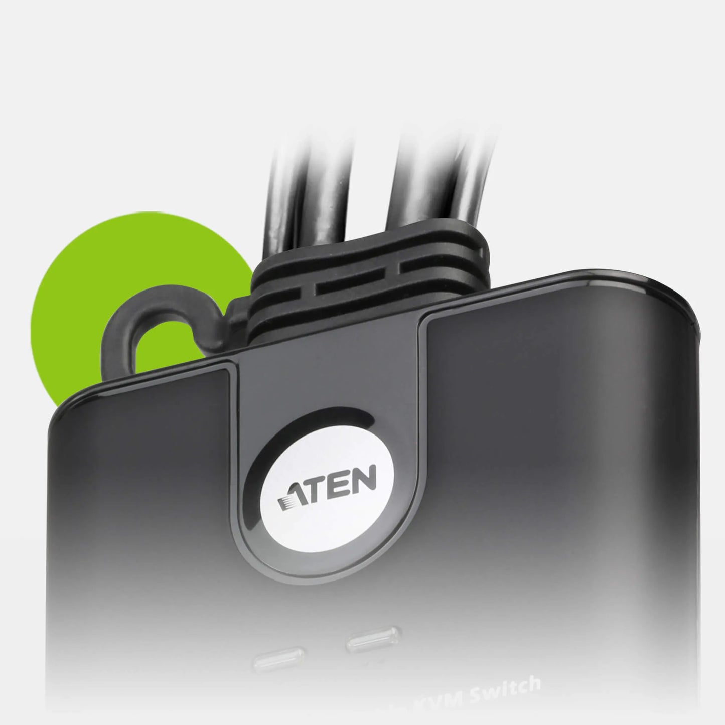 ATEN 2-Port USB 4K HDMI Cable KVM Switch with Remote Port Selector