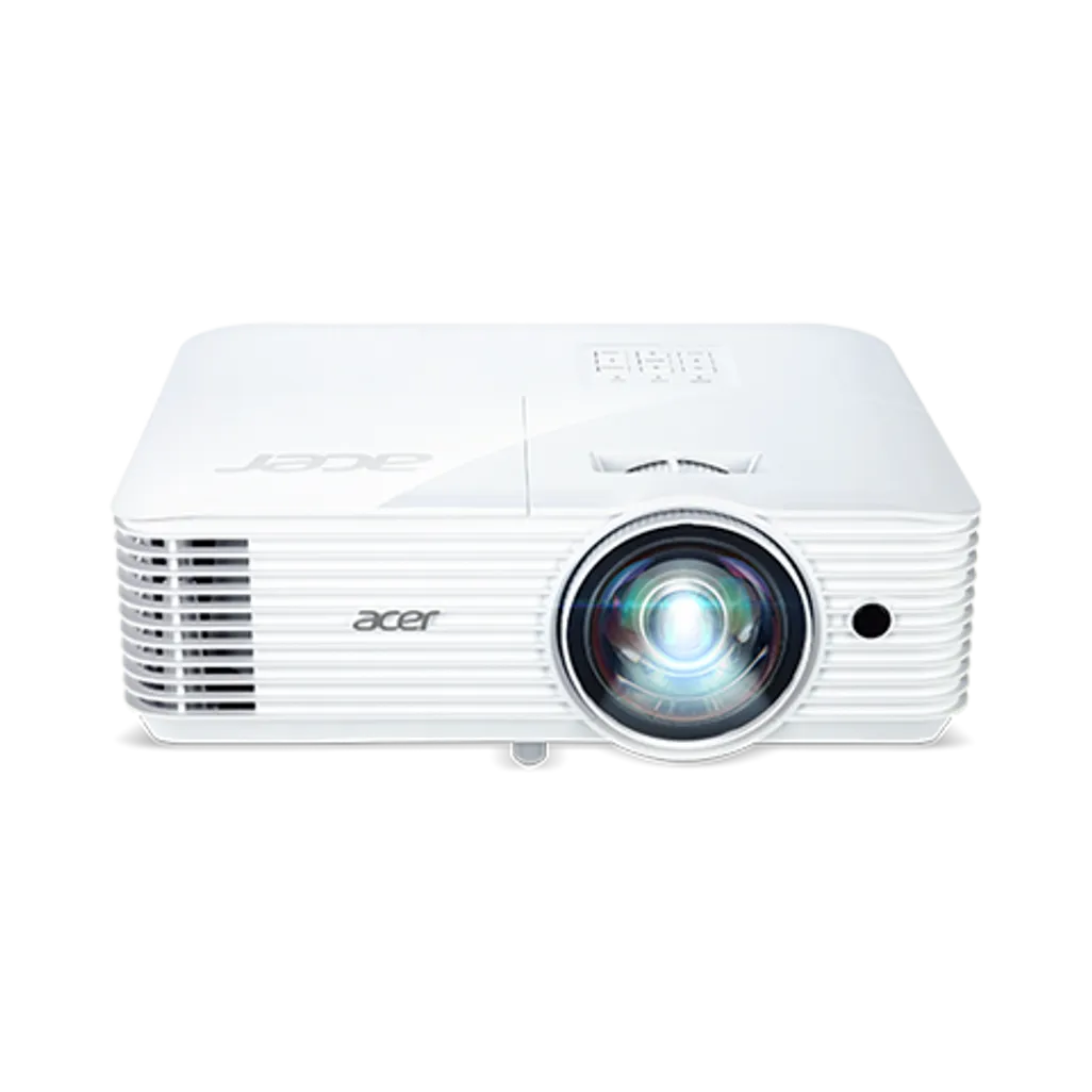 Acer S1386WH; DLP 3D; WXGA; 3600lm; 20000/1; HDMI; short throw 0.5; 2.7kg; EURO EMEA (Excluding EZCast Cable)