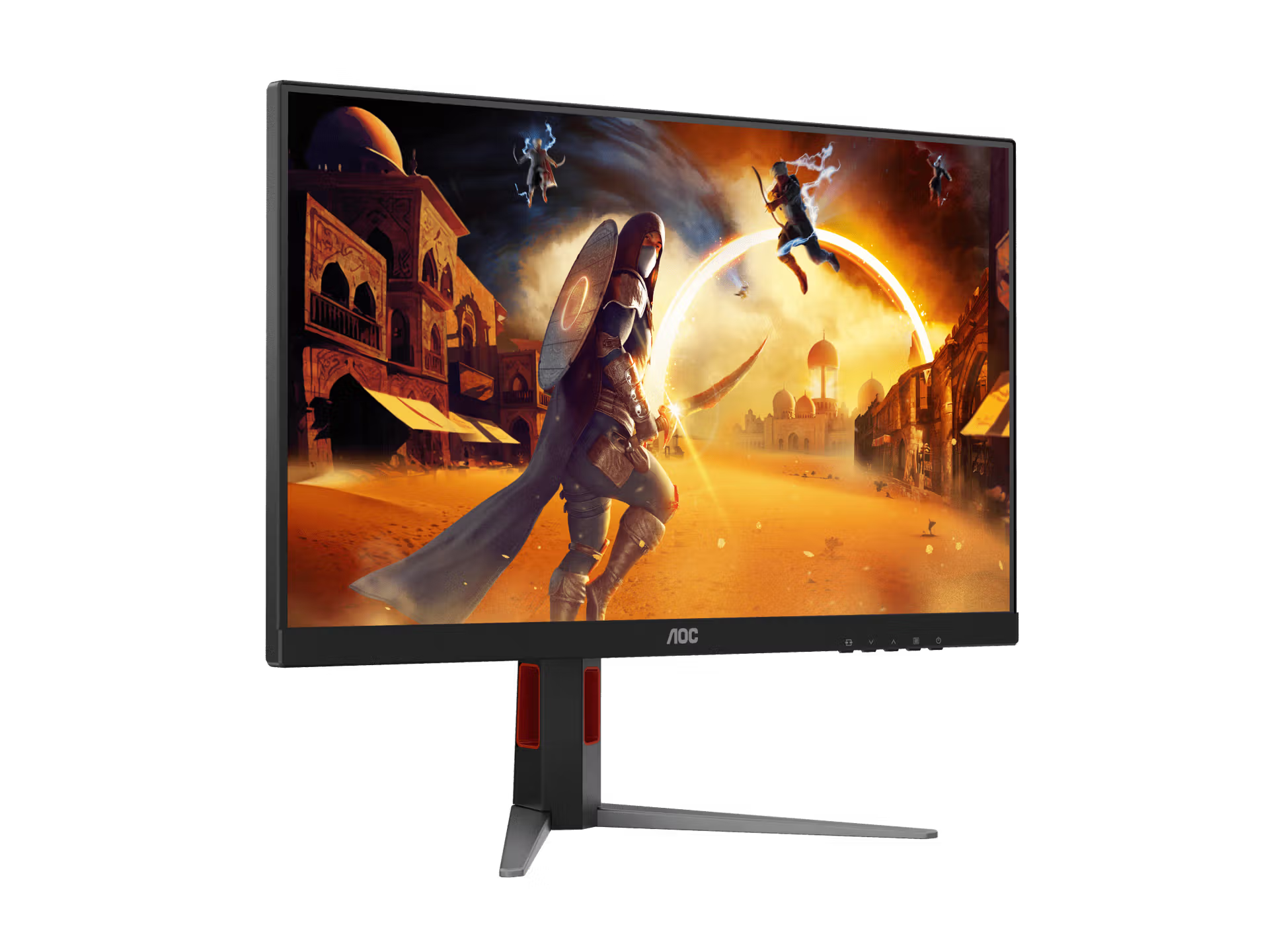 AOC 27G4 Gaming Monitor|27 inch|IPS FHD 1920x1080 200hz|1ms|HDMI DP|VESA|Flicker Free|Adaptive Sync|HAS|2YR Warranty