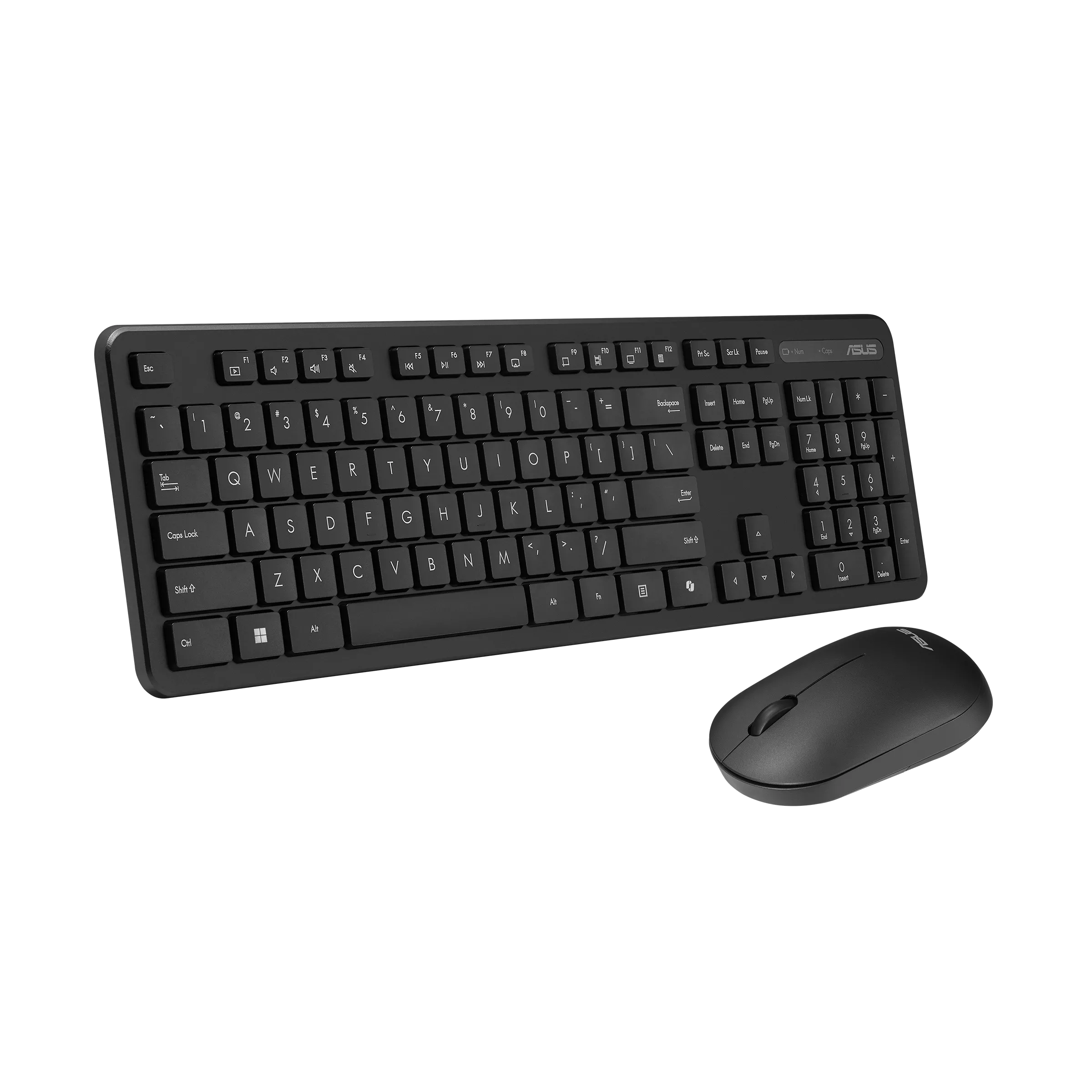 ASUS Keyboard and mouse|Wireless CW100 KB and Mouse|2.4 GHz connectivity|Black