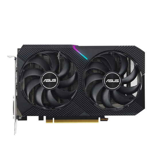 ASUS Graphics Card/NVIDIA/PCIe4/8GB GDDR6/OC mode:1852 MHz/Default mode:1822 MHz/1xDVI/1xHDMI/1xDP/450W.