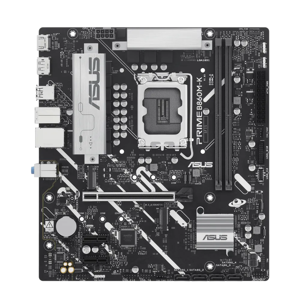 ASUS Motherboard/LGA1851/2xDDR5/Max 128GB/2xM.2/4xSATA/1xPCIe4*16/2xPCIe4*1/1xHDMI/1xDP/RAID