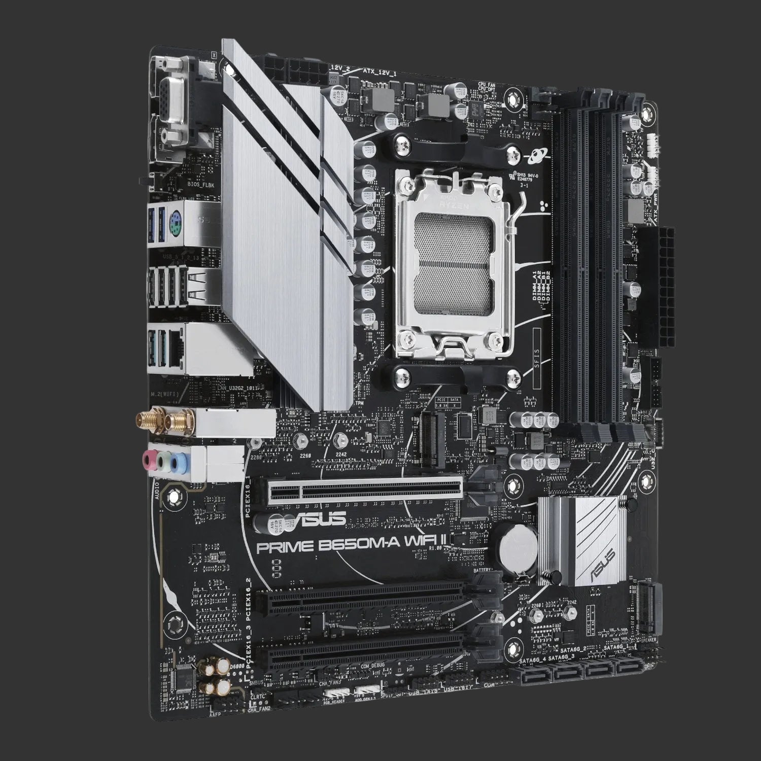 Asus PRIME B650M-A WIFI II M-ATX Gaming Motherboard