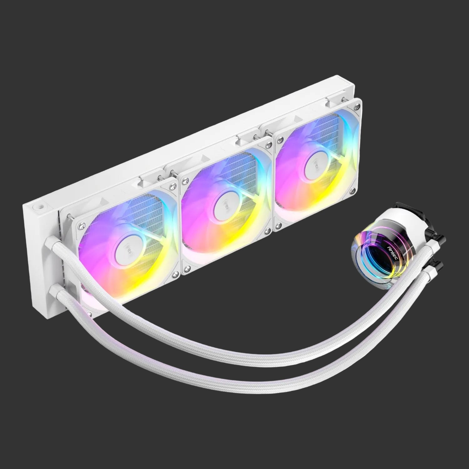 Antec VORTEX LUM 360 ARGB AIO CPU Liquid Cooler - White