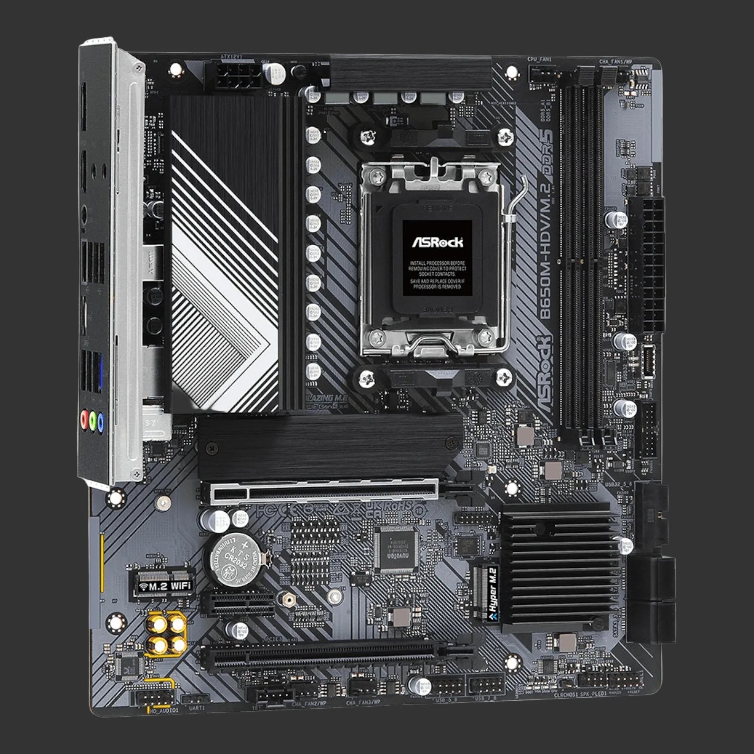 ASRock B650M-HDV/M.2 AM5 Micro-ATX Motherboard