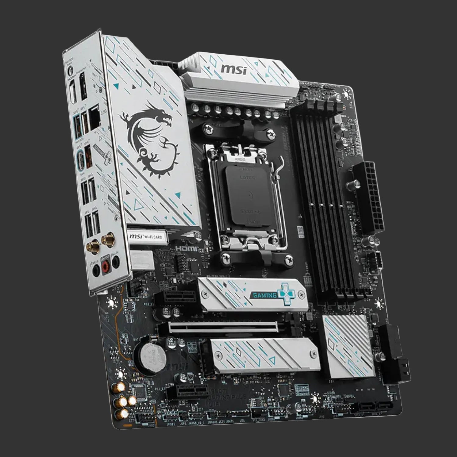 MSI B650M Gaming Plus WiFi AM5 M-ATX Gaming Motherboard