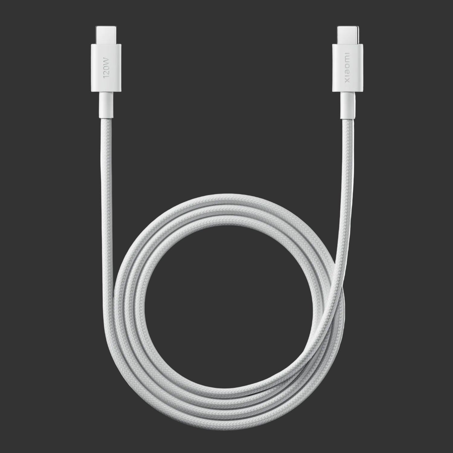 Xiaomi 6A Braided USB Type C To USB Type C Cable 1m White Xiaomi 6A Braided USB Type C To USB Type C Cable 1m White