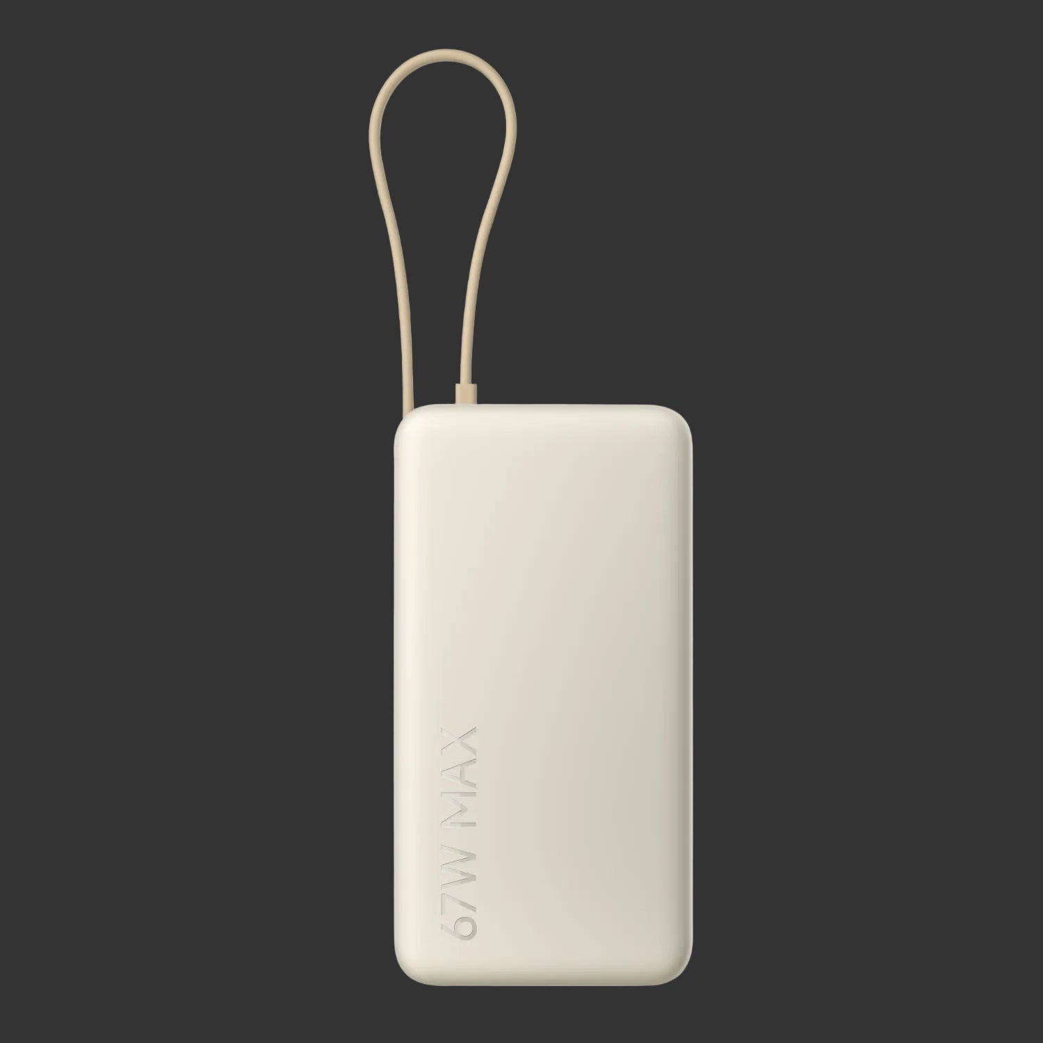 Xiaomi 67W Power Bank 20000mAh (Integrated Cable) - Tan