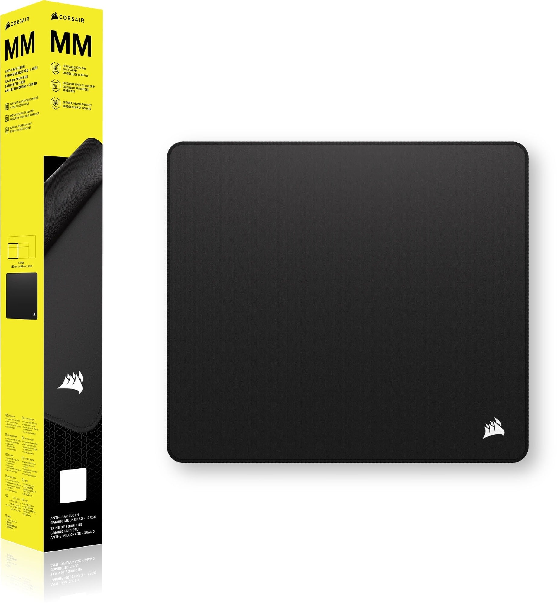 Corsair MM Anti-fray Cloth Gaming Mouse Pad - Large