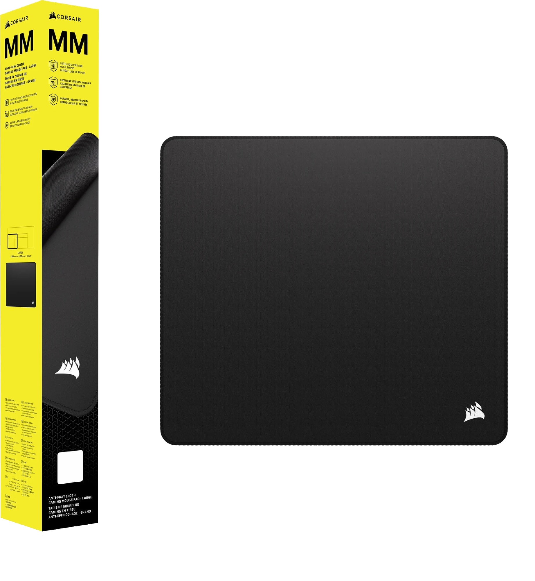 Corsair MM Anti-fray Cloth Gaming Mouse Pad - Large