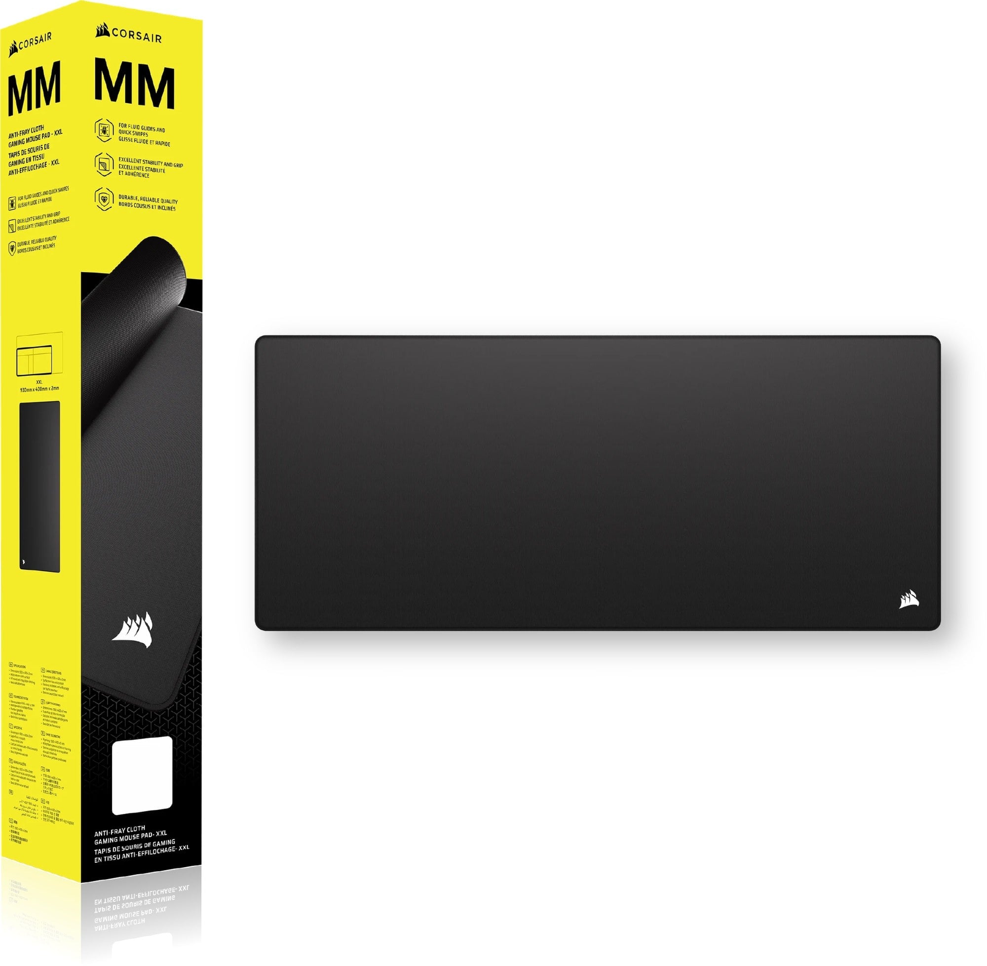 Corsair MM Anti-fray Cloth Gaming Mouse Pad - 2XL