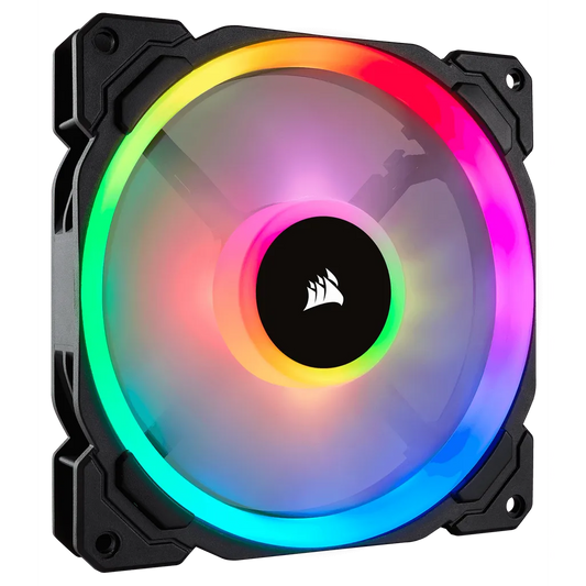 Corsair LL140 RGB 140mm Dual Light Loop RGB LED PWM 600 - 1300 RPM Cooling Fan
