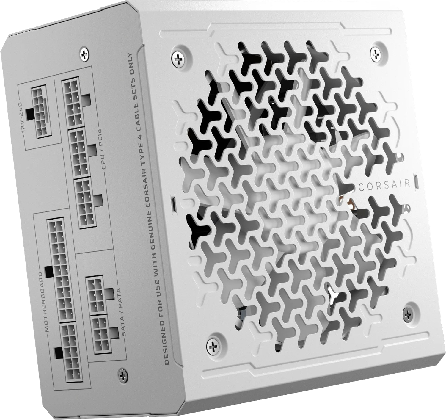 Corsair RM Series™ RM750e White — 750 Watt 80 PLUS Gold Fully Modular ATX PSU; ATX 3.1 and PCIE 5.1 ; 7yr Warranty