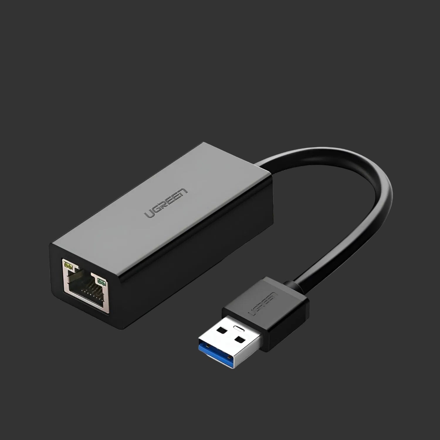 UGREEN CM111 USB3.0 to RJ5 Gigabit Ethernet Adapter - Black