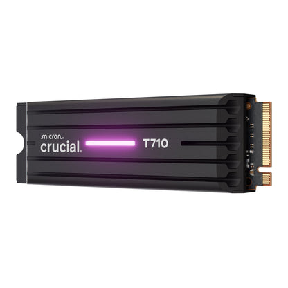 Crucial T710 2TB M.2 NVMe Gen5 NAND SSD with Heatsink