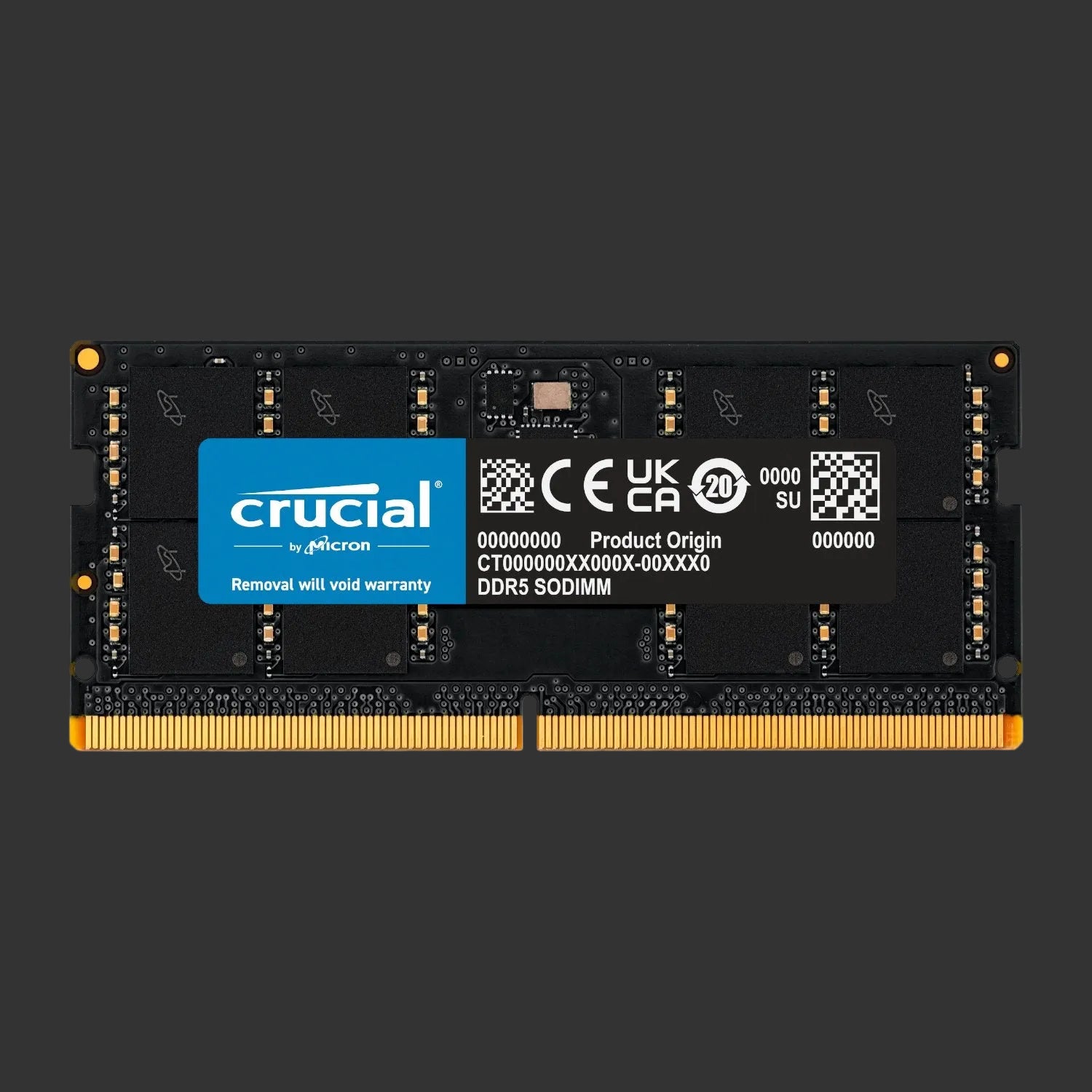 Crucial 64GB 5600MHz DDR5 SODIMM Notebook Memory