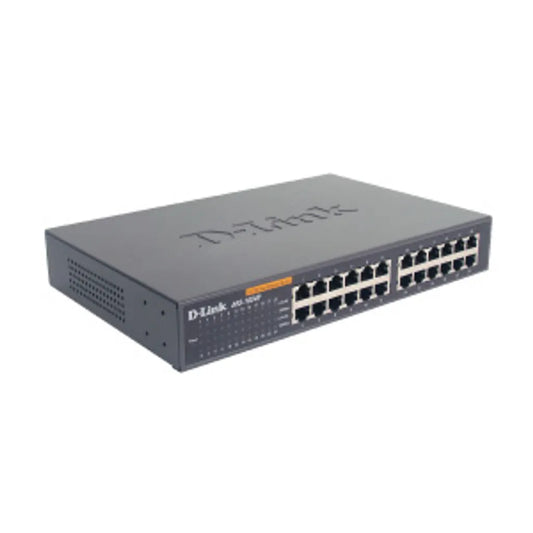 D-Link 24-port UTP 10/100Mbps Auto-sensing; Stand-alone; Unmanaged (Metal Case)