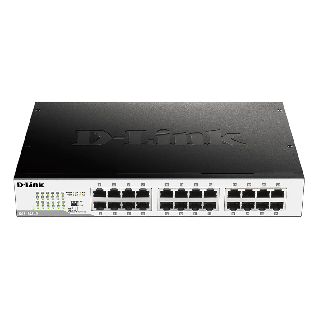 D-Link DGS-1024D 24-Port Gbe Unamanaged Switch - Rackmount DGS-1024C