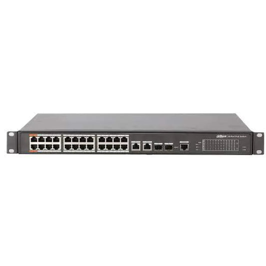 Dahua 24-port 100 Mbps + 2-port Gigabit Managed PoE Switch