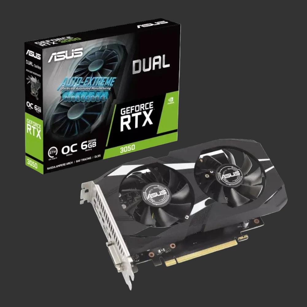Amd Radeon Graphics 3050 ASUS Nvidia GeForce RTX 3050 Dual OC 6G Graphic Card