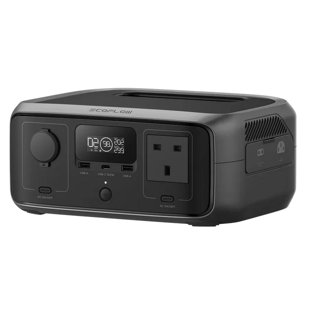 ECOFLOW RIVER 3 UPS Portable Power Station -245Wh Battery 300W output 110W MPPT 10ms UPS -SA Socket -2 Yr Warranty · Default Title