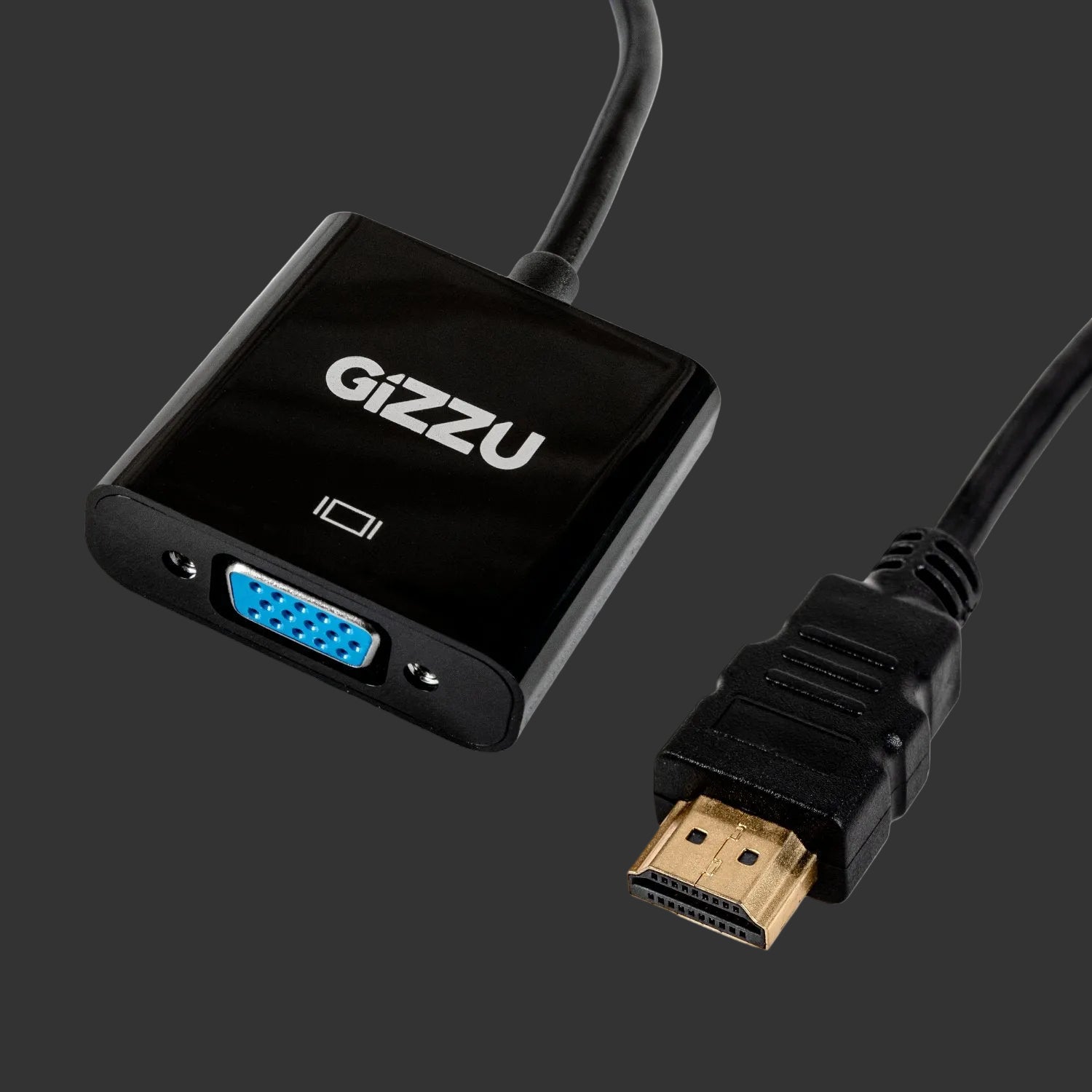 Gizzu 1080P HDMI to VGA Adapter Poly