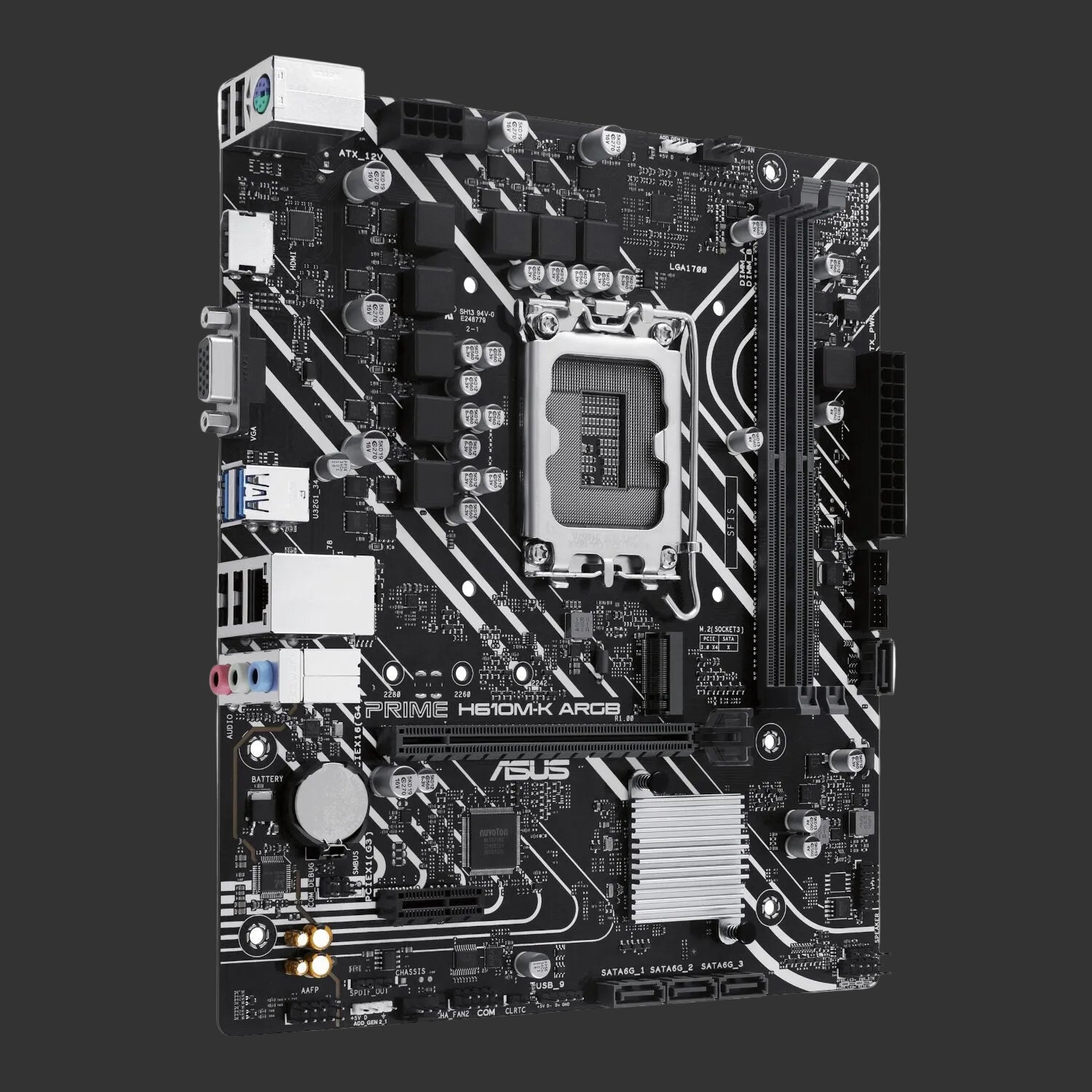 Asus PRIME H610M-R DDR5 LGA1700 Micro-ATX Motherboard
