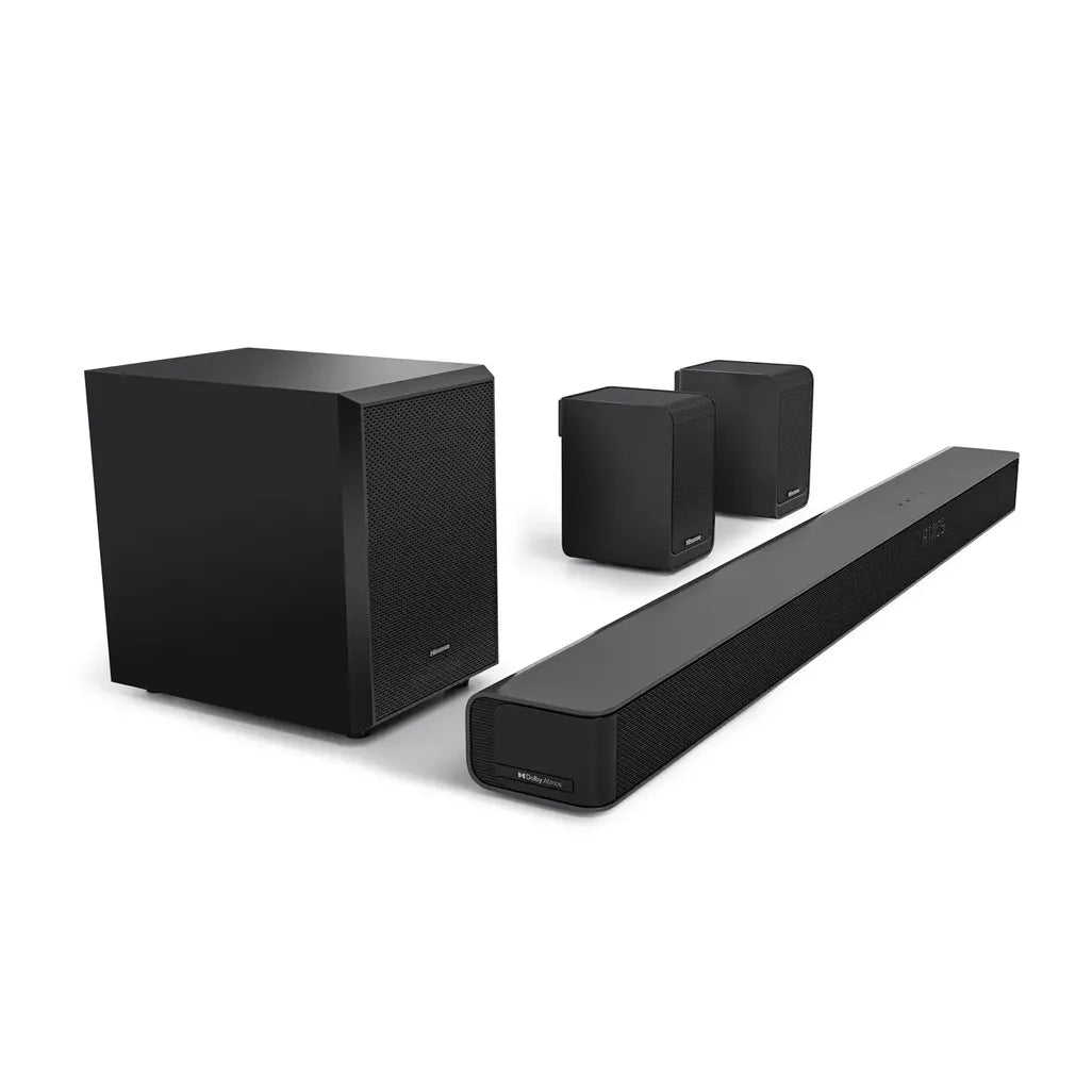 HISENSE AX5100G 5.1ch Soundbar; Dolby Atmos; 5.1 Surround Sound; 340W Output Power; Bluetooth 5.0;