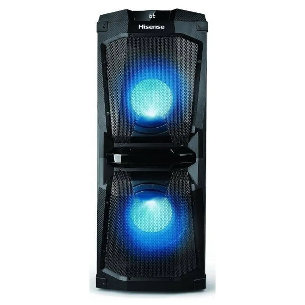HISENSE HP120 Party Speaker; Power Output: 200W; Line in (3.5mm)
