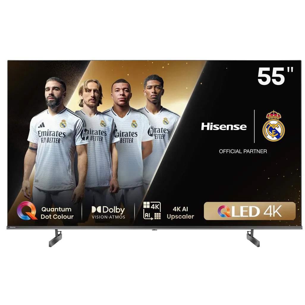 Hisense 55Q6N 55inch 60HZ QLED;4K AI Upscaler;Dolby Vision;120 High Refresh Rate;AI Sports Mode;AI Picture;Smooth Motion