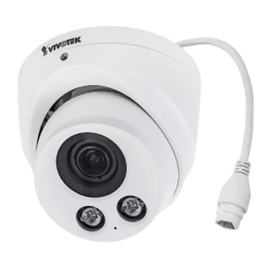 VIVOTEK Turret Camera; IK10 IP66; 5MP; 2.8-12mm; 30M IR; Mic