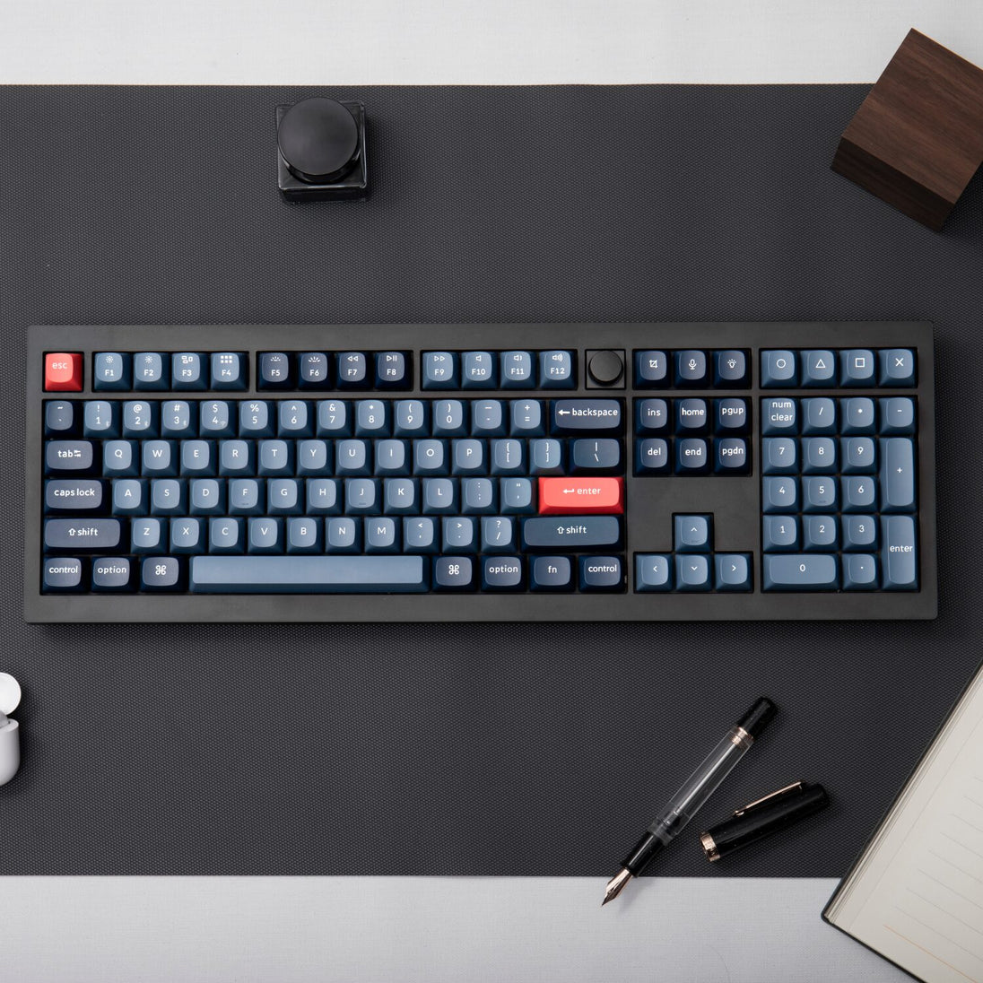 Keychron Keyboard Red Keychron V6 Max QMK/VIA RED Wireless Custom Mechanical Keyboard | RED