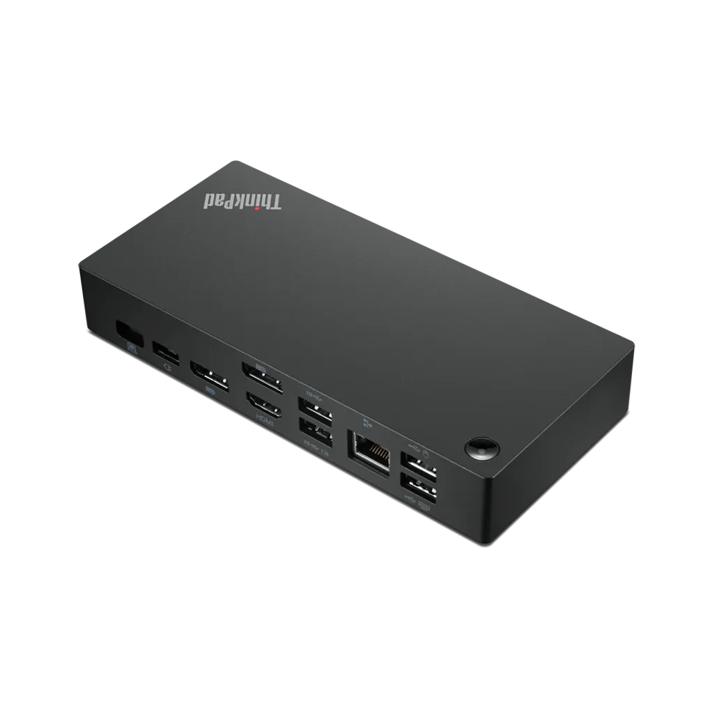 LENOVO ThinkPad Universal USB-C Dock|Support for 3xMonitors|2xDP|1xHDMI|1xUSB-C|3xUSB 3.2|2xUSB 2.0|RJ45|Audio Combo Port