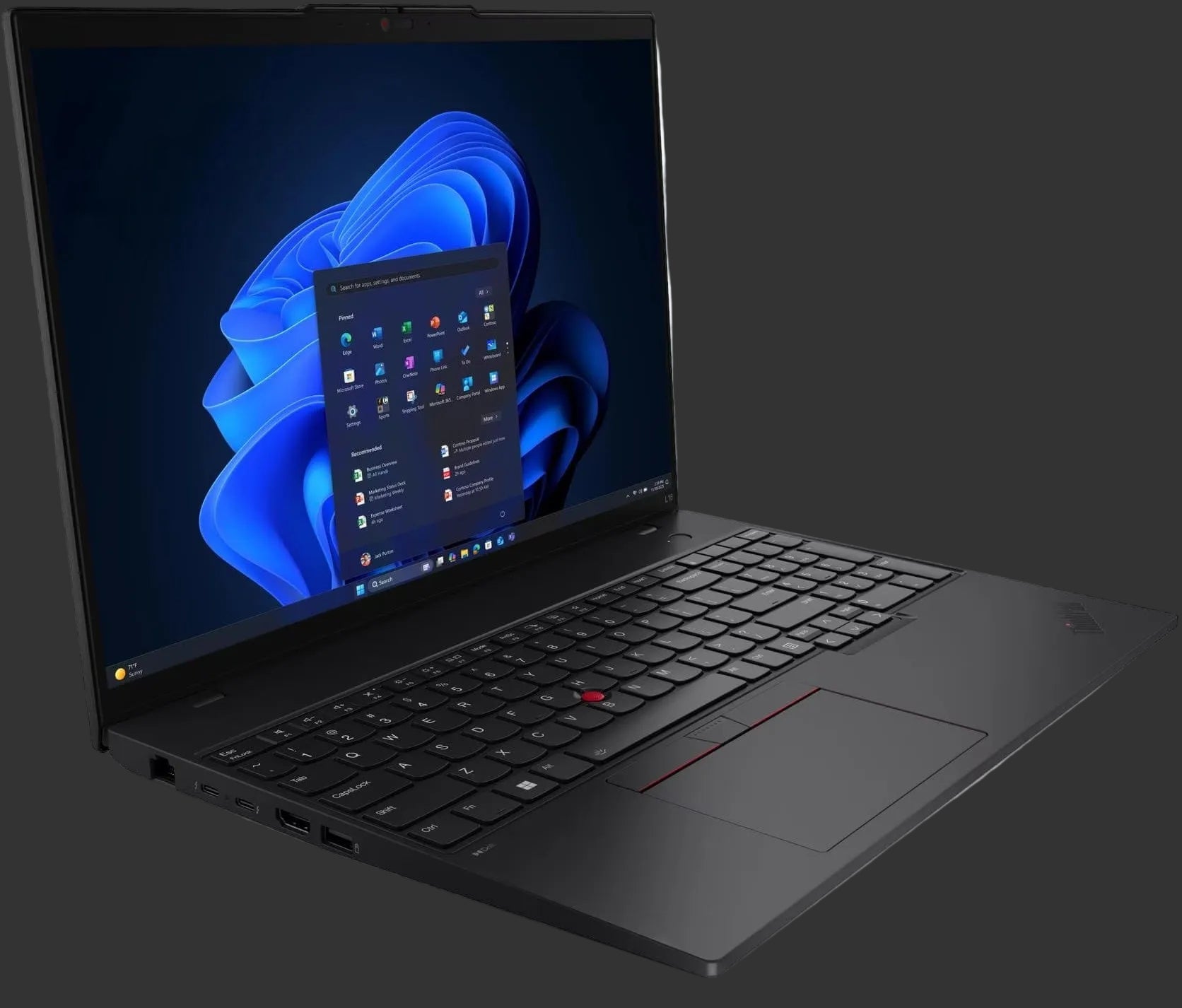 LENOVO ThinkPad L16 Gen 2 |Ultra 7-255U|BLACK|16'' WUXGA|16GB DDR5|1TB PCIe SSD|LTE|3yr OSS|WIN11 Pro